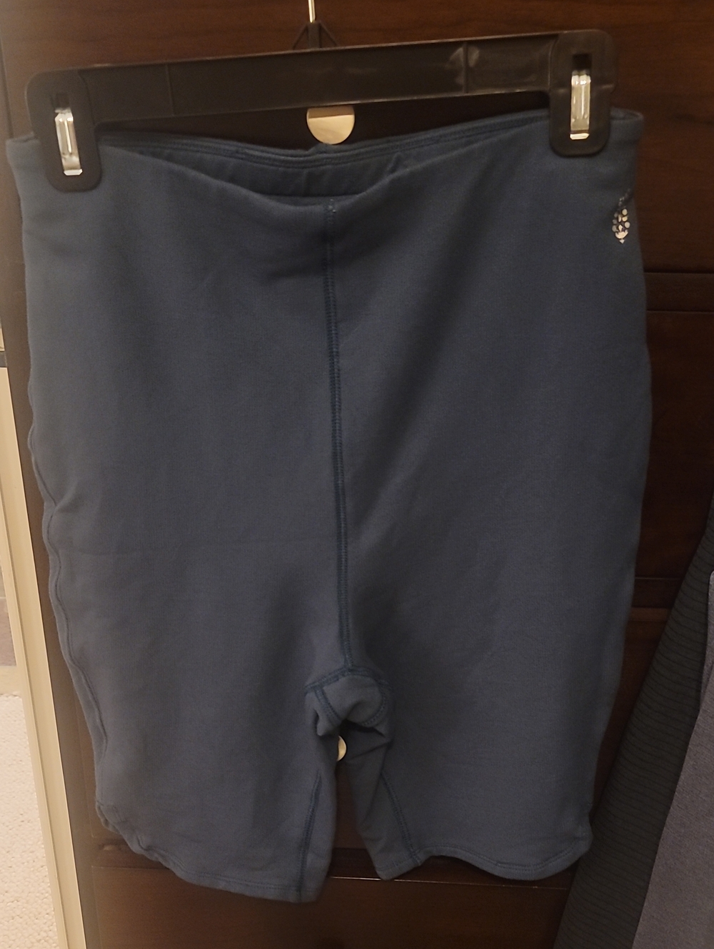 FP Movement by Free People X The Class Womens Slate Blue Yoga Shorts Size Small